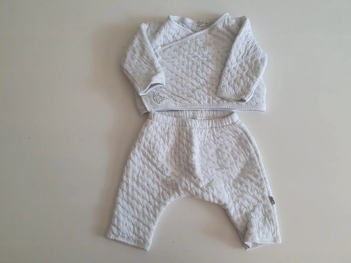 Ensemble pantalon et gilet molletonné 6 mois DPAM