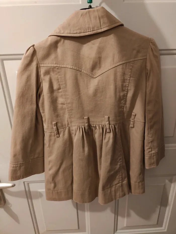 Trench beige fille 5-6 ans - photo numéro 2