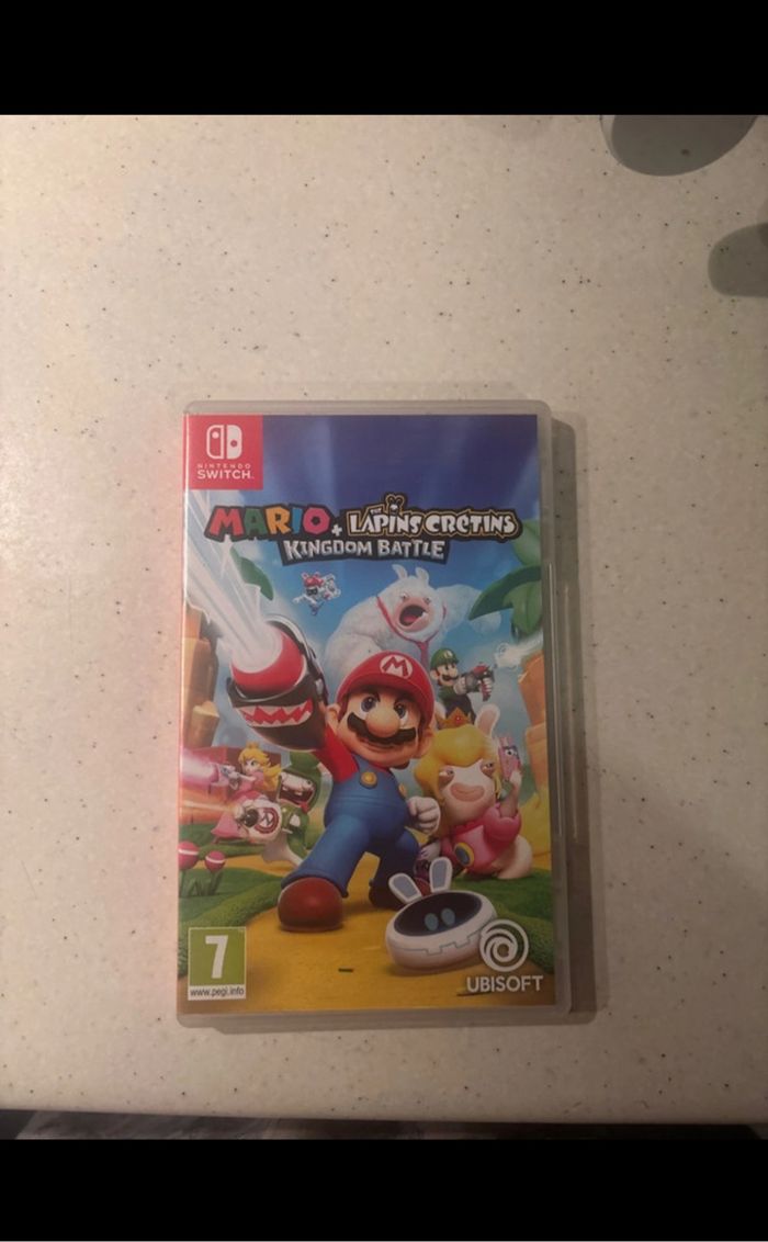 Jeux switch Mario + Lapins Cretins