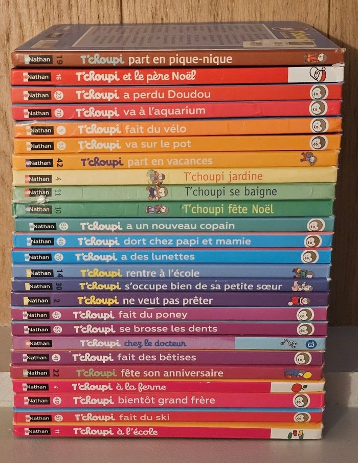 Gros lot de 25 Tchoupi