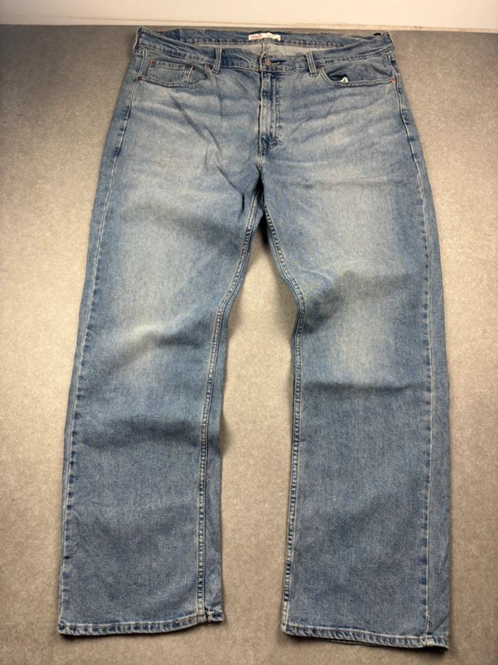 Jean pantalon coupe droite signature levis bleu W40 L32 - photo numéro 5
