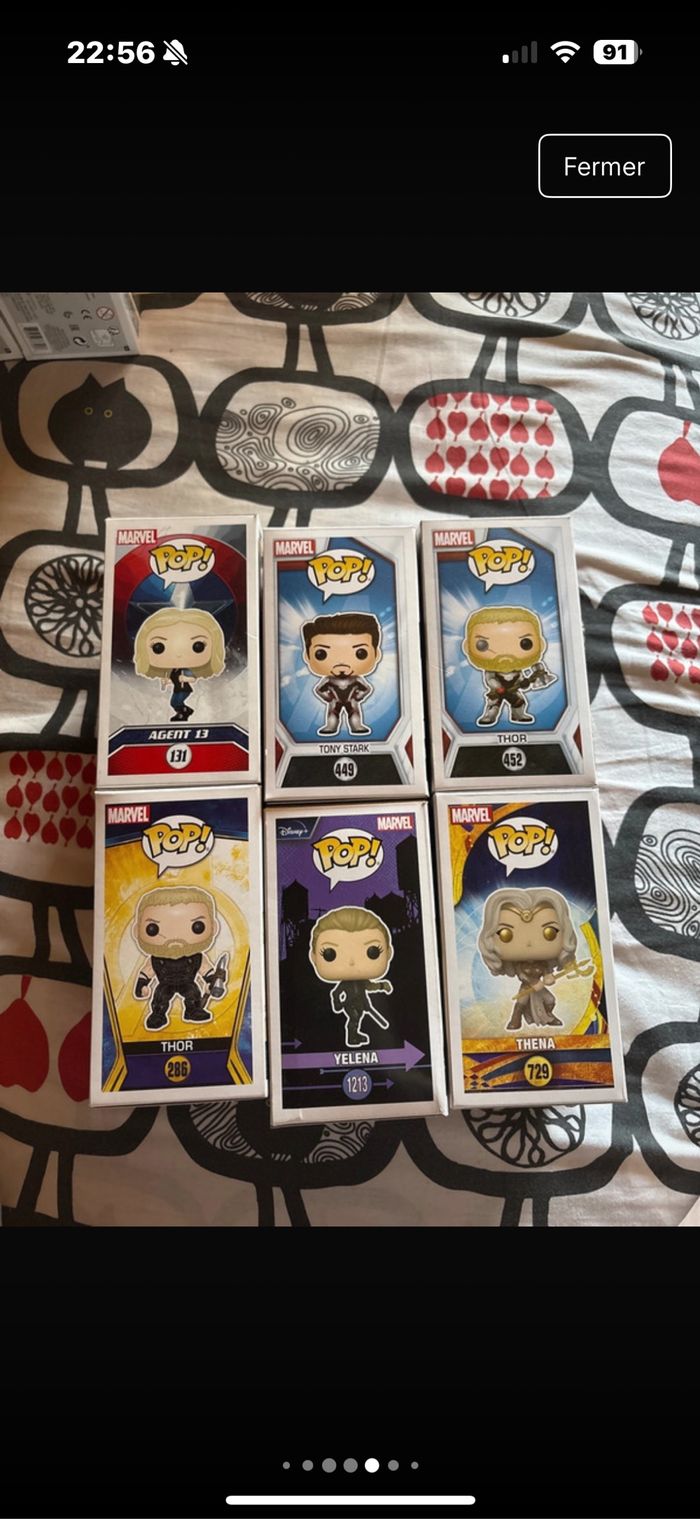 Lot Funko Marvel 2 - photo numéro 8