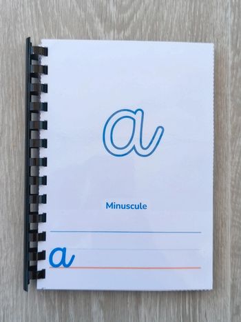 Carnet écriture de l'alphabet