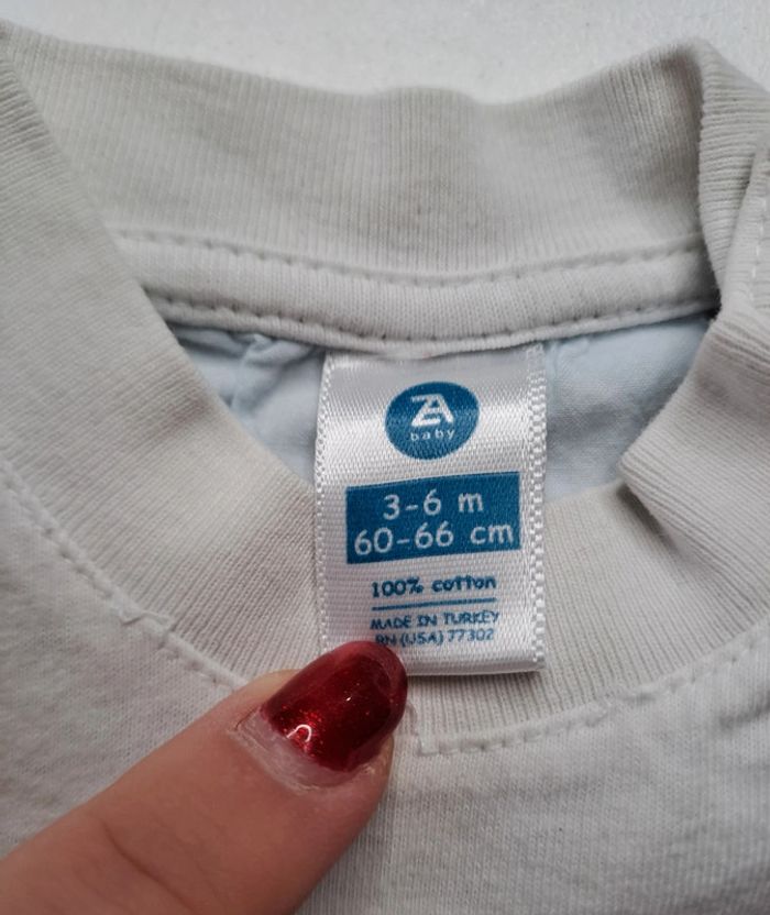 T-shirt summer time 3-6 mois - photo numéro 3