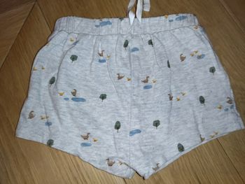 Short garçon 6 mois
