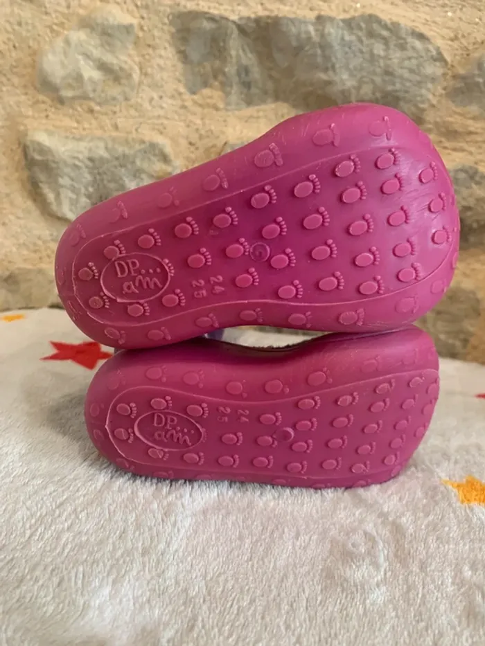 Chaussons chaussettes DPAM T24/25 Violets et Lilas - photo numéro 6