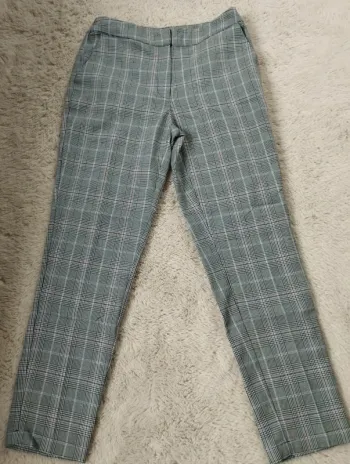 Pantalon droit à carreaux cache cache 36
