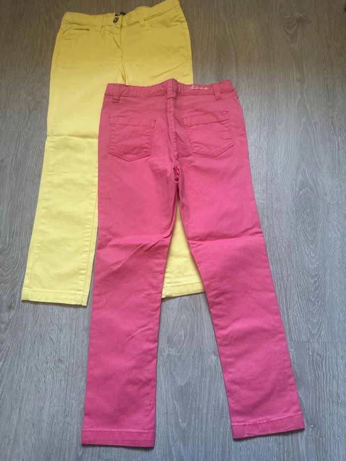 Lot de 2 pantalon fille 6-7 ans tex - photo numéro 4