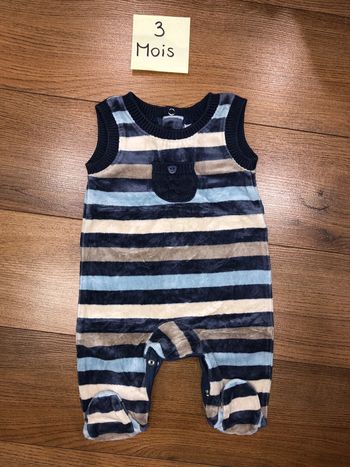 Pyjama sans manche doux 🌺 taille 3 mois