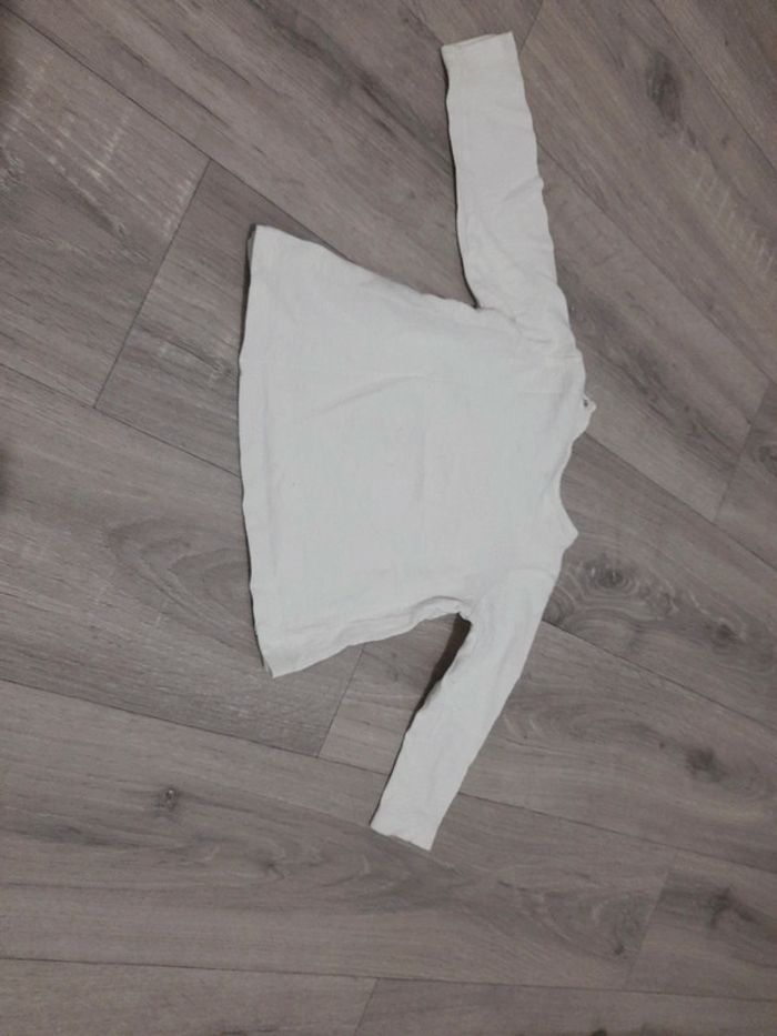 Tee shirt manches longues coeur 12 mois - photo numéro 4