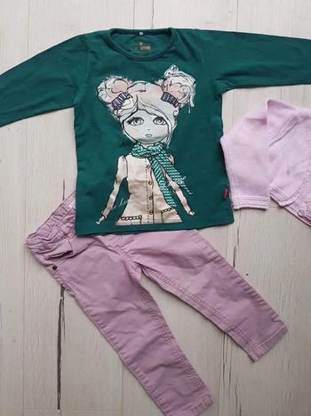 Ensemble 3 pièces mi saison fille 2ans