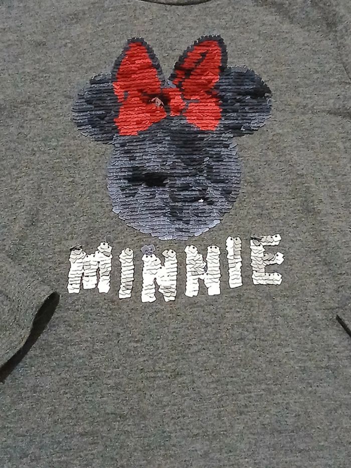 Tee-shirt col rouler Minnie 6 ans - photo numéro 3