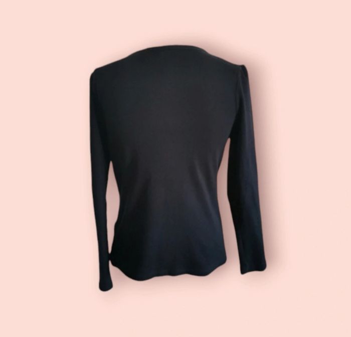 Gilet noir boutons argentés pailletés Orchestra taille 10 ans - photo numéro 2