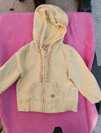 Gilet zippé Verbaudet taille 2 ans en bon état