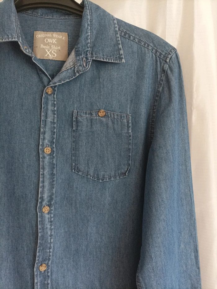 Superbe chemise jean - photo numéro 3