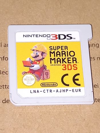 Super Mario maker 3ds Nintendo