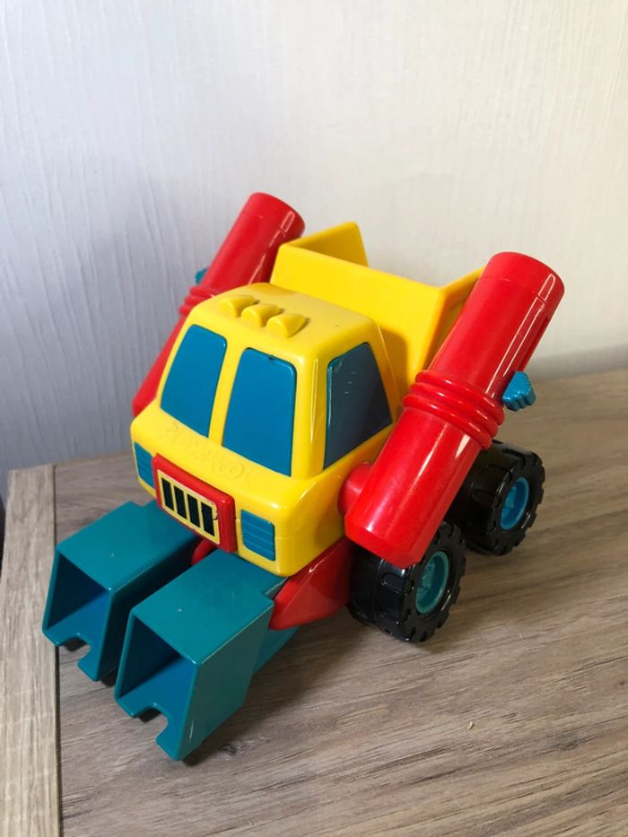 Figurine robot vintage my first transformers playskool voiture transformable - photo numéro 8