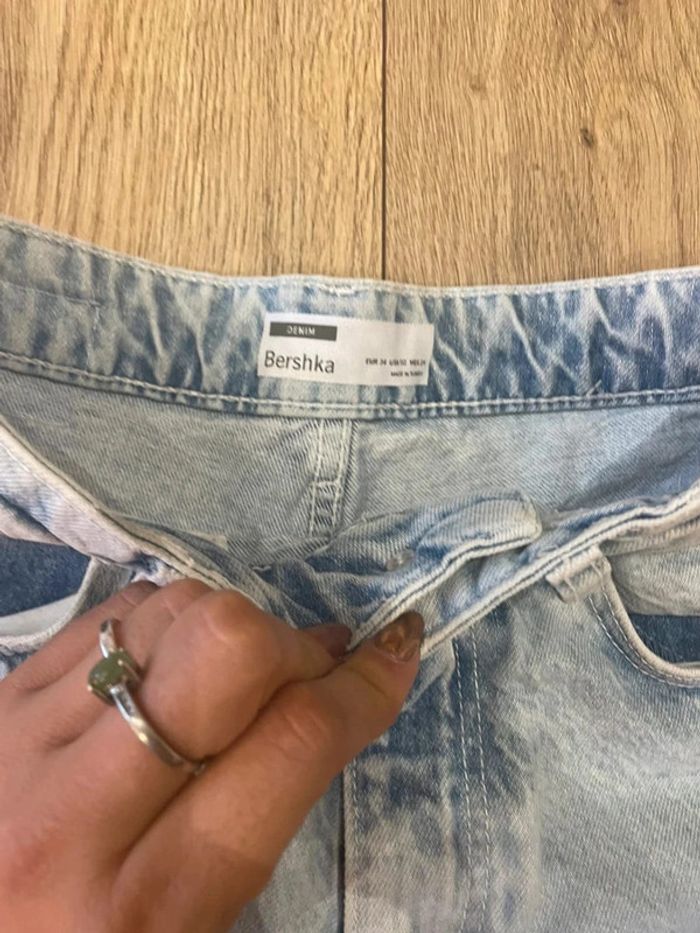 Short en jean taille haute Mom - photo numéro 6