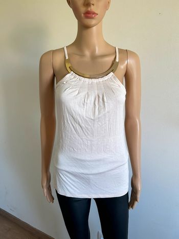 Haut rose clair à bretelles Morgan taille XS TBE