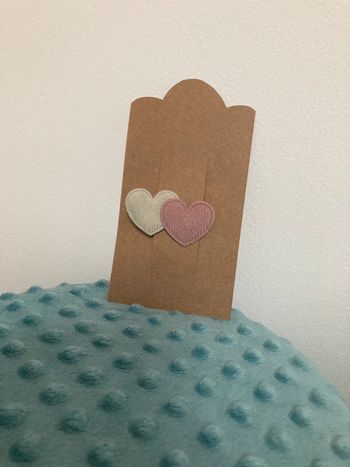 Barrette anti glisse coeur