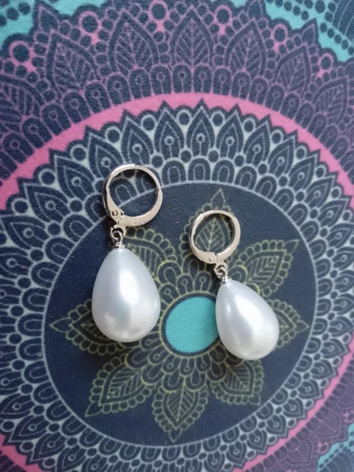 Boucles d'oreilles bohèmes en argent 925