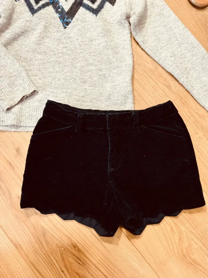 Taille 8 ans tenue 2 pièces fête fille Okaïdi Kiabi gris bleu marine * scintillant * 🎄 - photo numéro 5