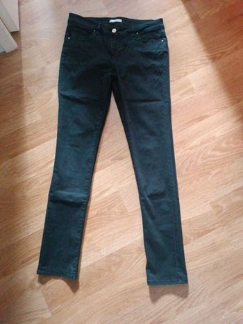 Pantalon slim noir Promod 40