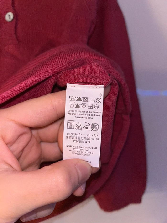 Pull à col rond en soie côtelé rose uni - photo numéro 10