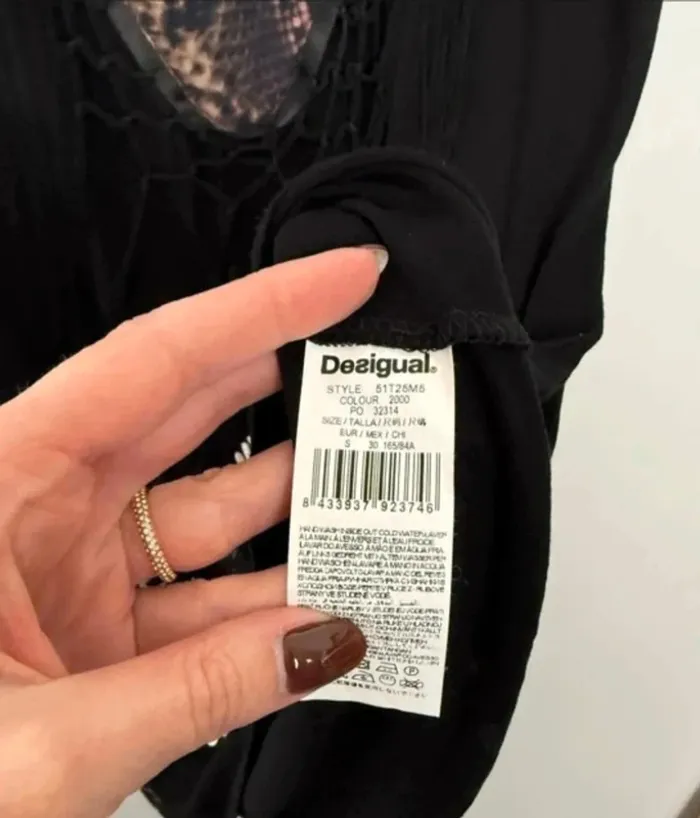 Robe d'été Desigual noire taille S neuve - photo numéro 7
