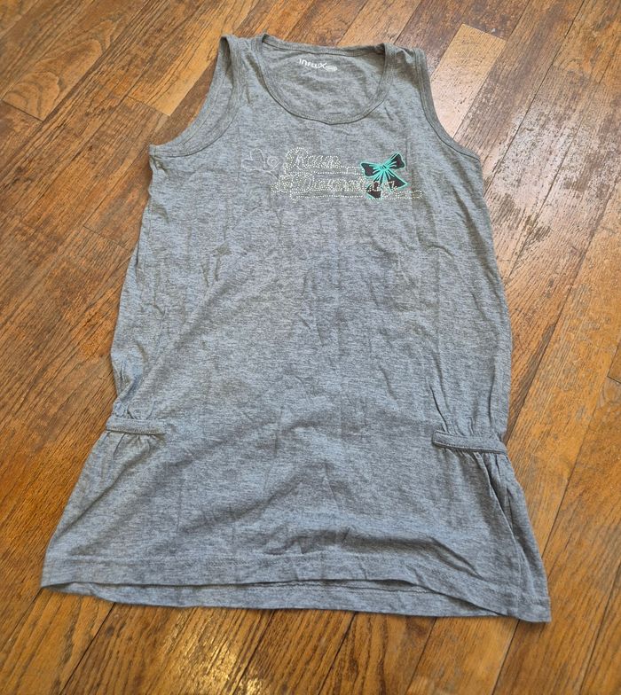 Haut débardeur fille gris influx taille 16ans