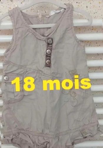 Robe grise / beige Kid Kanaï Taille 18 mois