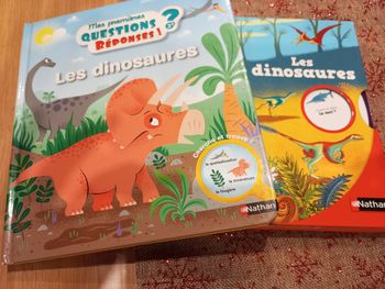 2 livres dinosaures