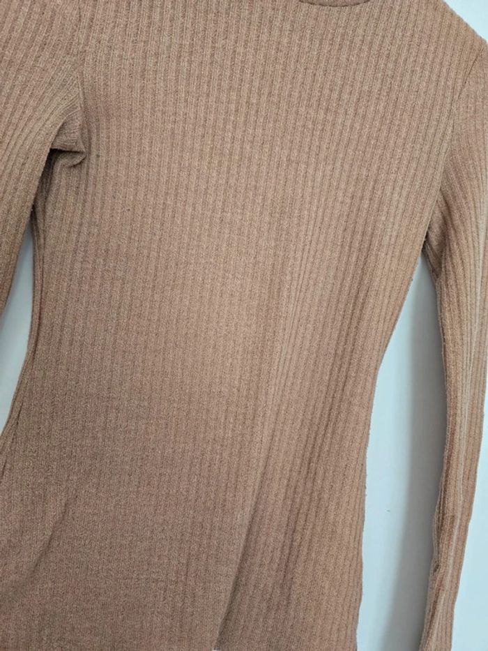 Pull fin rose poudré - photo numéro 2