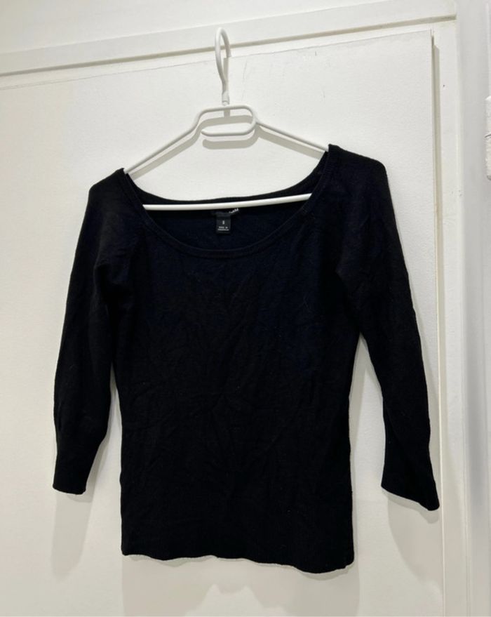 Haut top Court H&M taille S Noir - photo numéro 3
