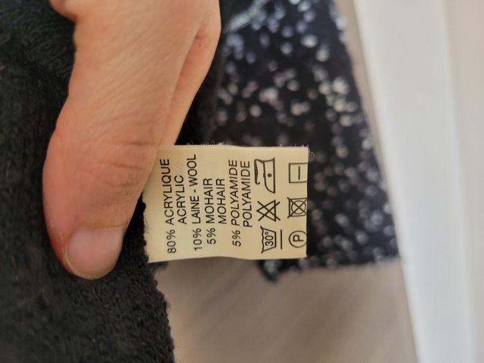 Veste boutonnée finette laine mohair - photo numéro 6