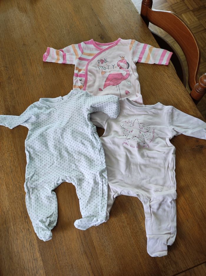 Pyjama bébé 1mois fille - photo numéro 6