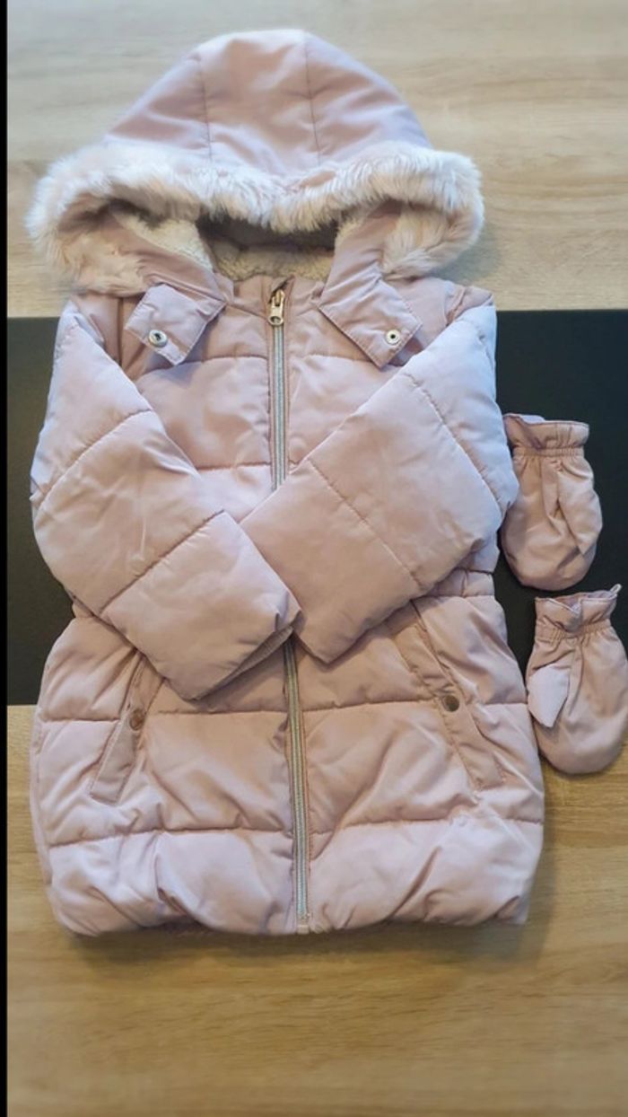 Manteau avec gants 24-36 mois