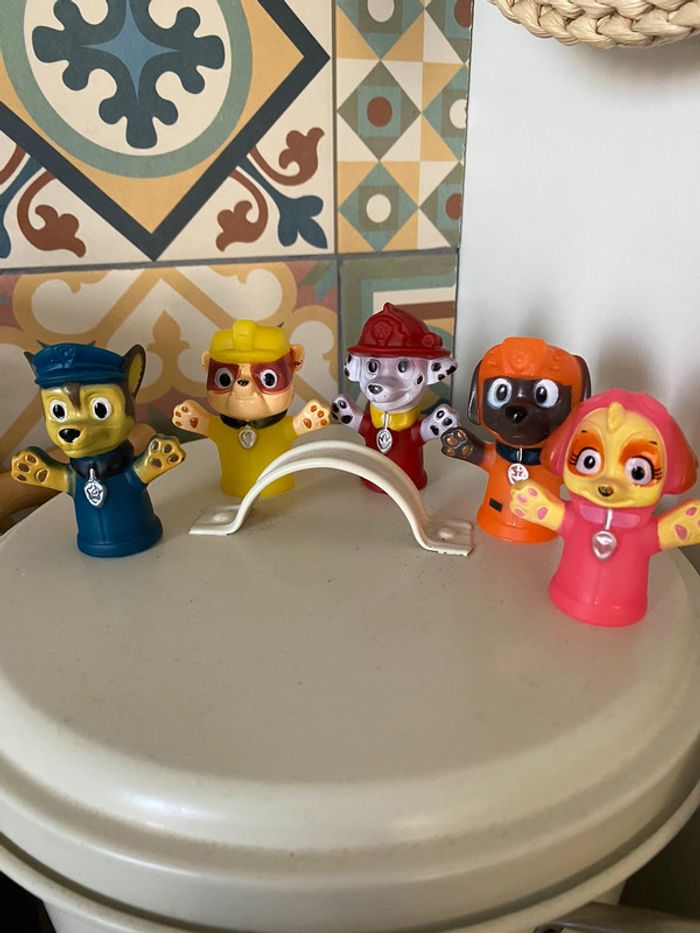 Figurines pat patrouille paw patrol marionnettes doigt
