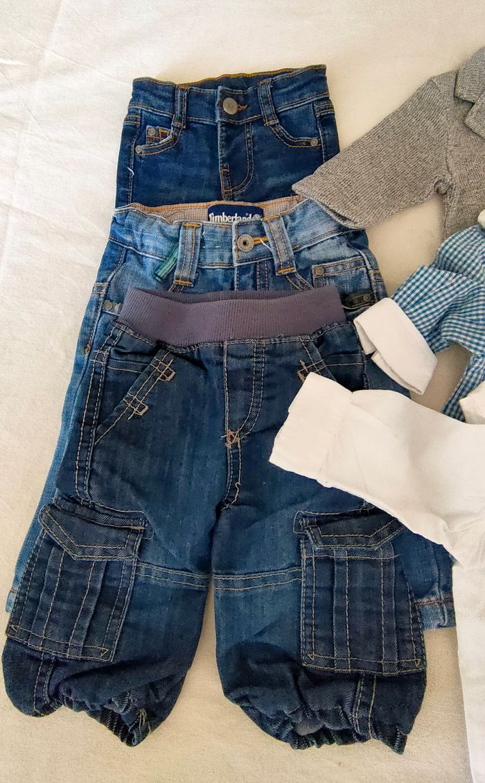 Lot 9 vêtements bébé garçons 3 mois - photo numéro 2