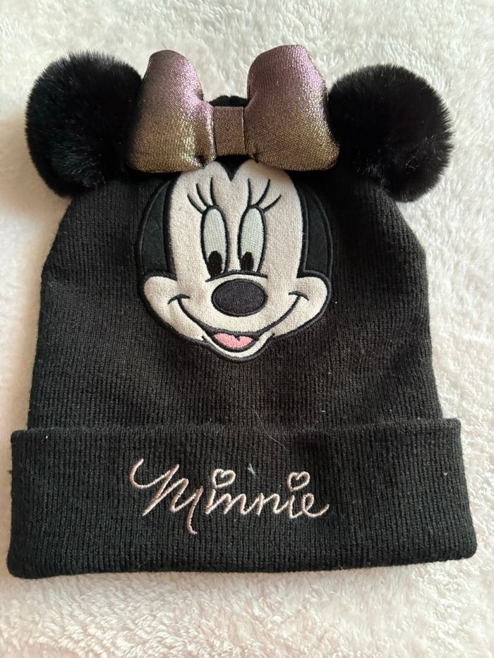 Bonnet noir Minnie  laine  128/146