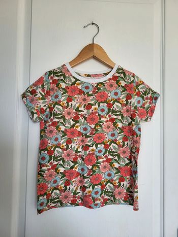 T-shirt imprimé fleurs 🌸 monoprix bio