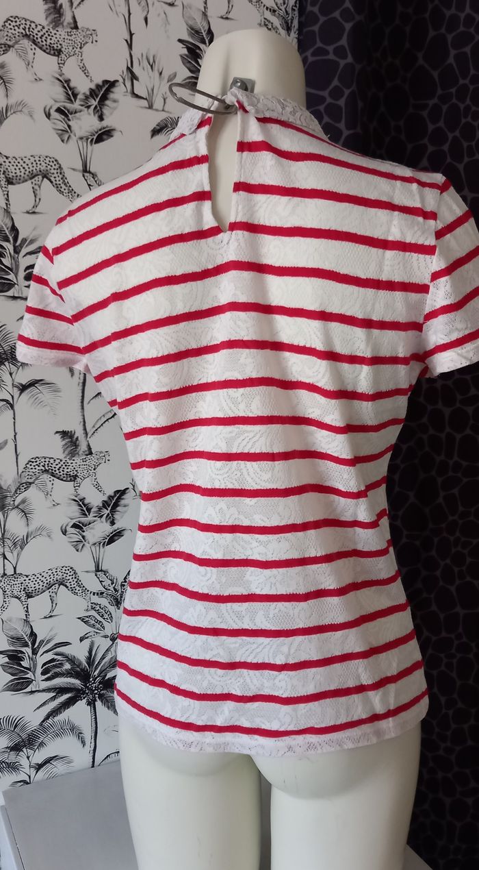 T-shirt dentelle Etam - photo numéro 2