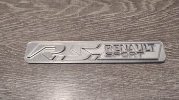 sigle logo RS Renault sport automobile impression 3d