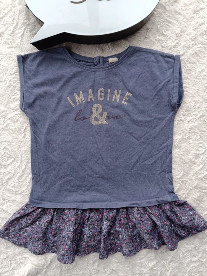 Robe courte manches courtes Fille 5 ans Imagine & Love Tao - photo numéro 2