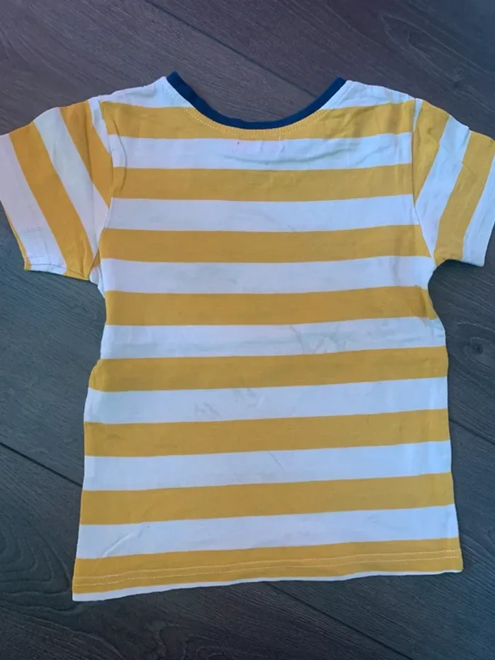 TEE shirt a rayures 5 ans tissaia - photo numéro 3