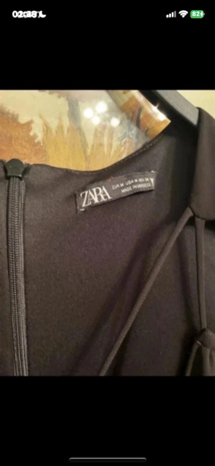 Belle robe longue noir sexy Zara taille M - photo numéro 5