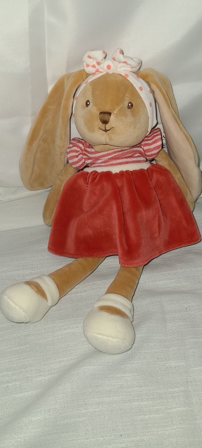 Peluches Bukowski - Lapine Bunny Sisters rose foncé