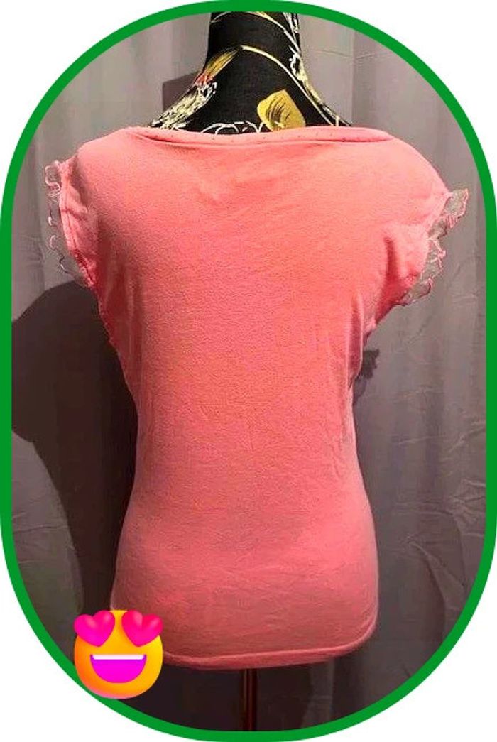 🌷Superbe tee-shirt rose* Aniela🌷 - photo numéro 3