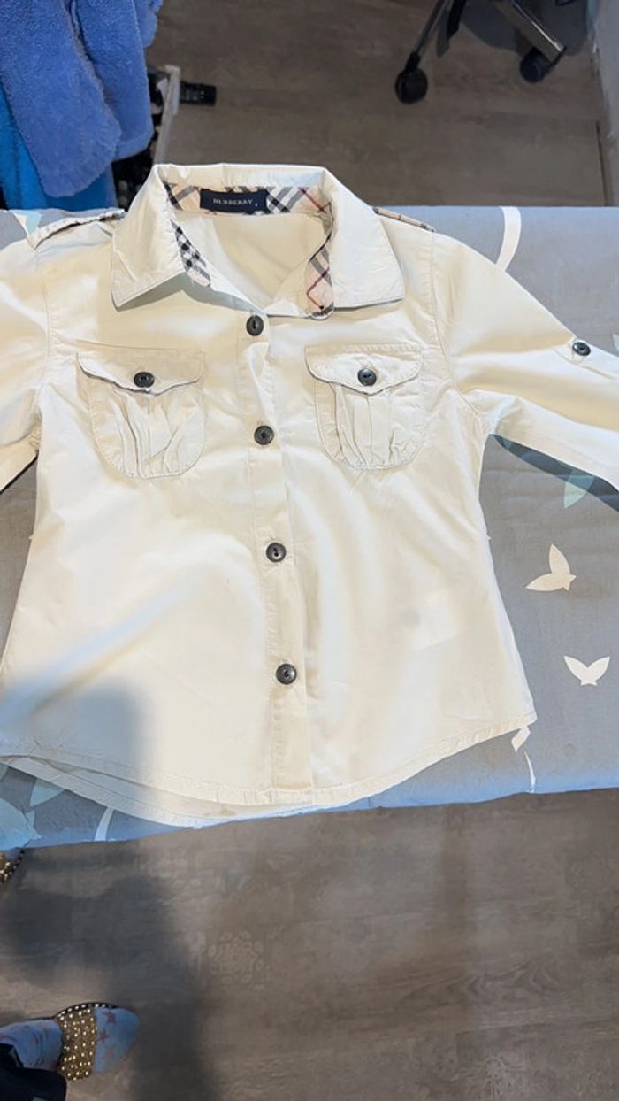 Superbe chemise beige mixte 4 ans - photo numéro 2