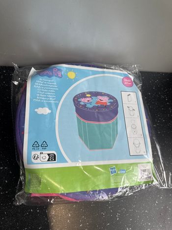 Pouf de rangement 28x28x27cm